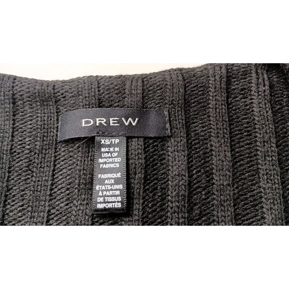 Ribbed Lady Jacket by DREW Black Size XS Zip Front Lined Classic Career USA Made - Picture 3 of 13